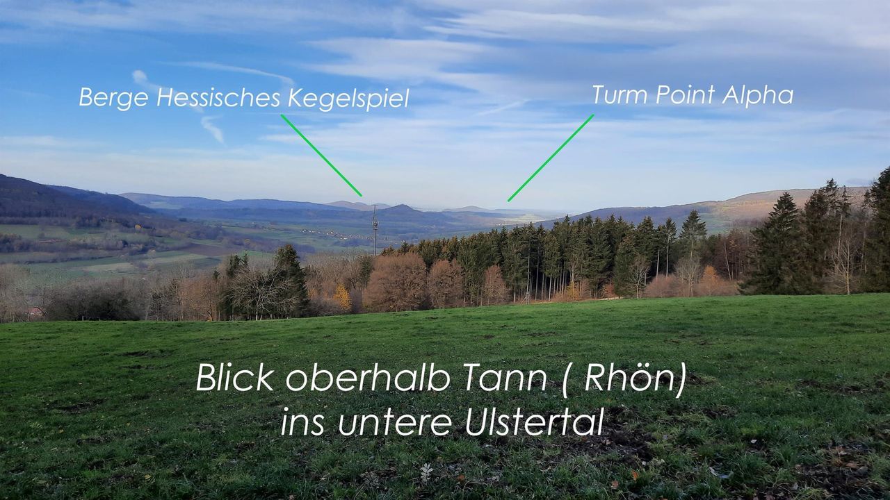 Blick oberhalb Tann ins untere Ulstertal Blick oberhalb Tann ins untere Ulstertal
